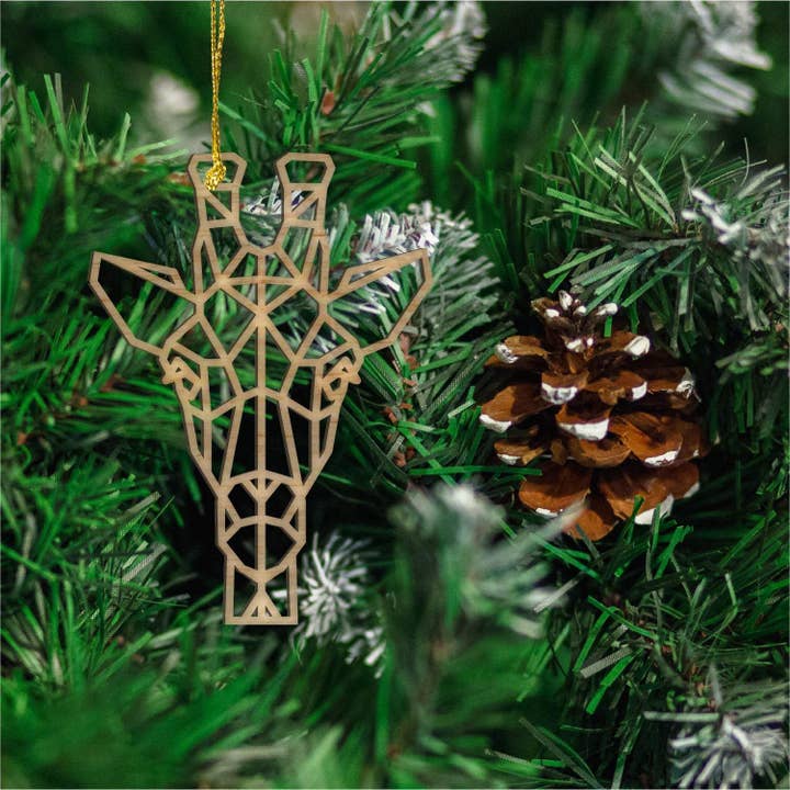 CSAcreative - Wholesale Ornament - Geometric Giraffe Ornament