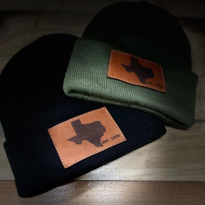NDesigns Leather - Wholesale Beanie - Unisex - Custom Leather NON Lined Beanie