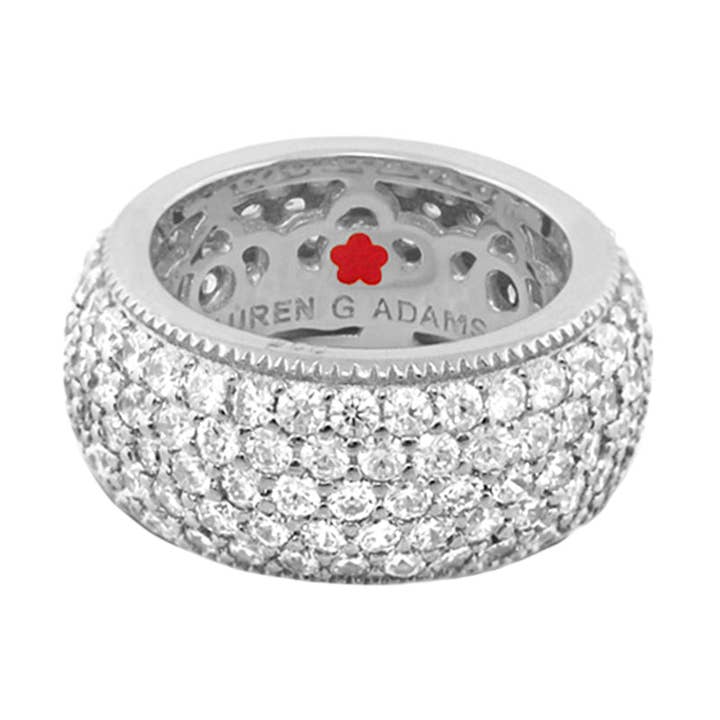 Bague Glamour Pave pour la vente par Lauren G Adams