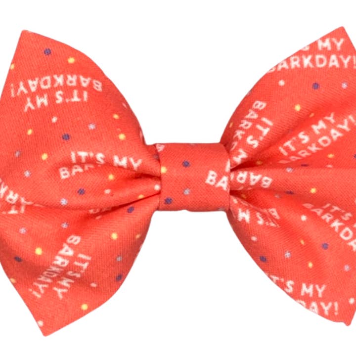 BARKDAY Dog Bow for wholesale by Cutie Pawtootie