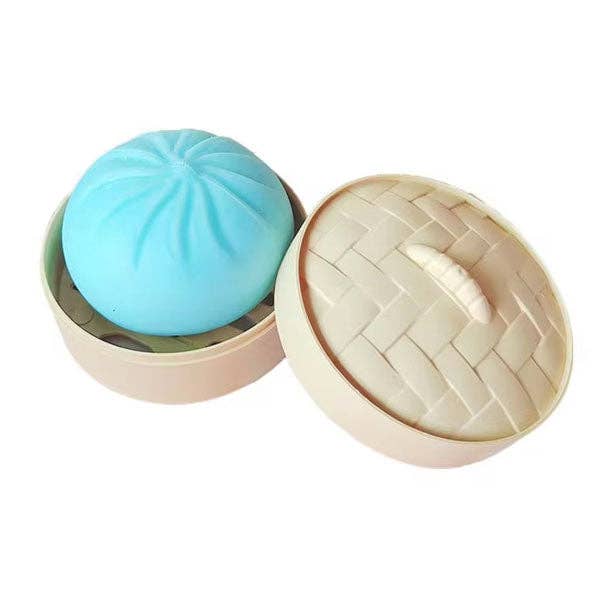 Showcase - Wholesale Squishy Toy - Kids & Baby - SquishEEZE Mystery Dumpling In A Basket Squishy Fidget Toy (Color Ships Asst.)6