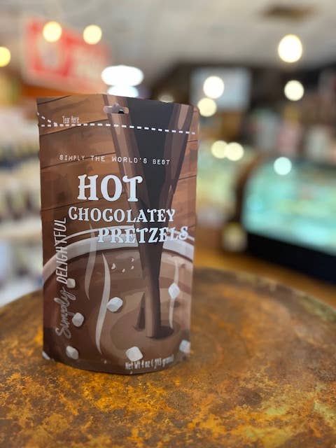 Simply Delightful - Wholesale Pretzels - Hot Chocolatey Covered Pretzels