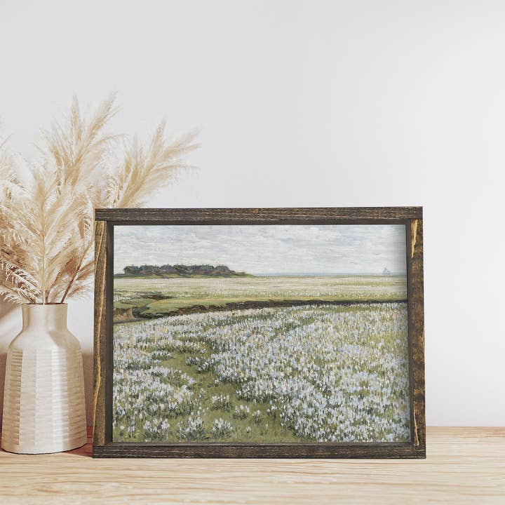 Hoekstra Decor - Wholesale Art Print - Vintage Print Framed | Summer Meadows Painting A372