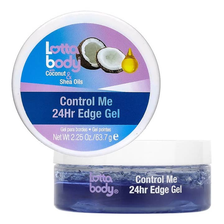 MK Smith's Shop - Wholesale Hair Styling Gel/Mousse - LOTTABODY Coconut & Shea Oils Control Me 24Hr Edge Gel (2.25oz)