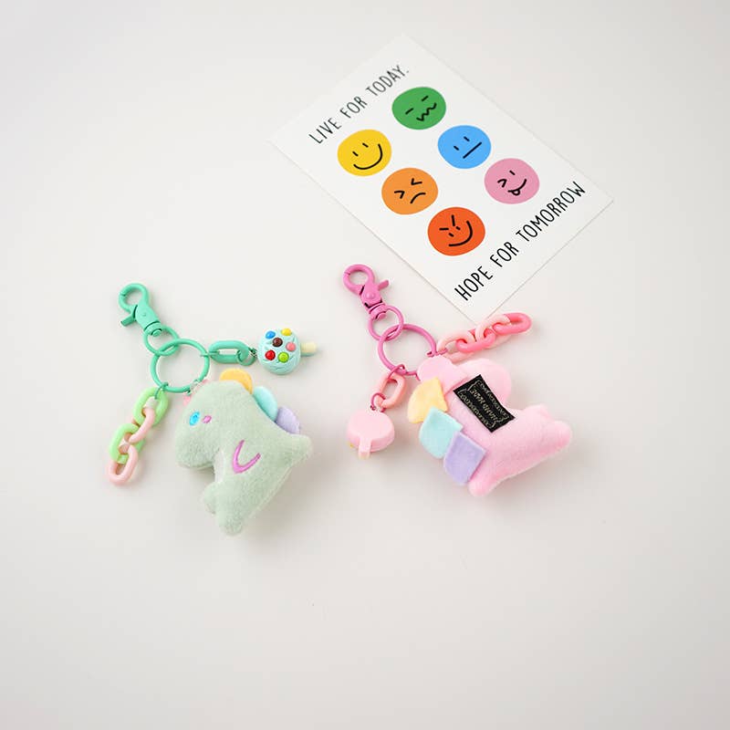 MKS America - Wholesale Keychain - Women's - Plush Unicorn Keychain Cute Pendant for Bags Girls Gift3