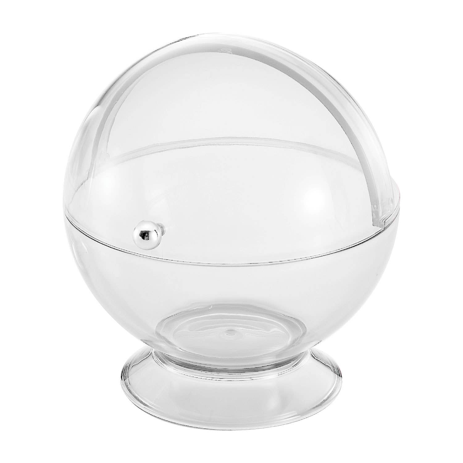 Supreme Housewares - Wholesale Serve Bowl - Acrylic Roll Top Serving Bowl, Clear2