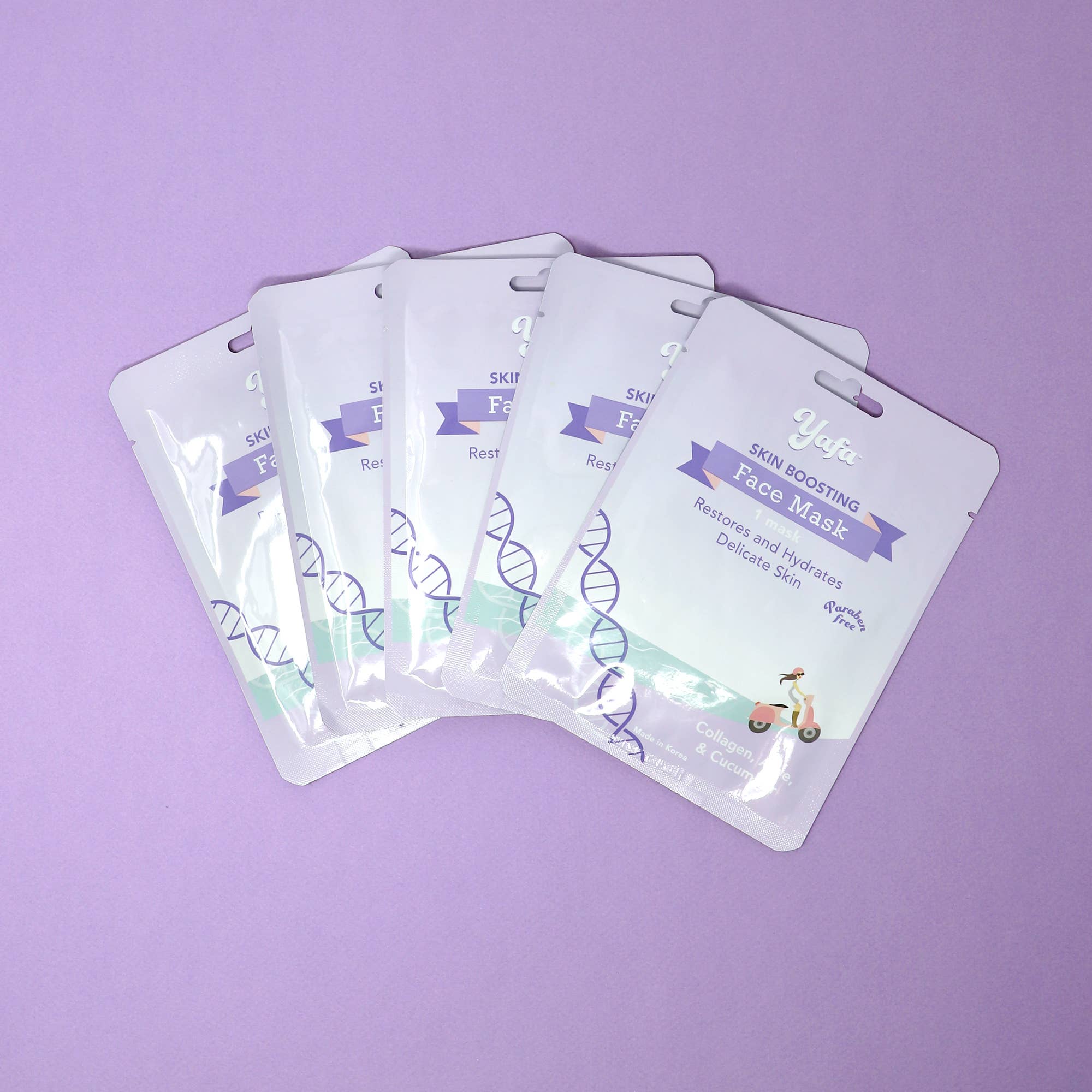 Yafa Beauty - Wholesale Skincare Face Mask - Yafa Collagen Face Sheet Masks, set of 53