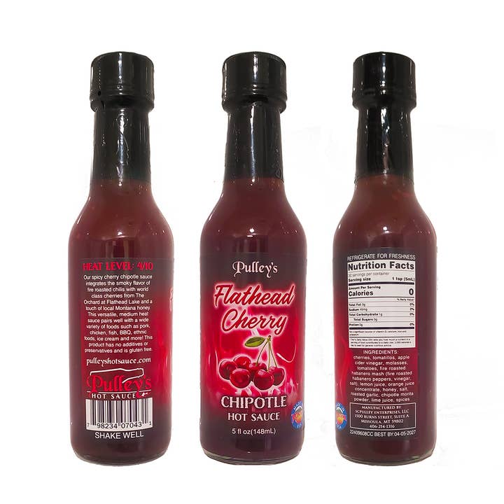 Pulley's Hot Sauce - Wholesale Hot Sauce - Flathead Cherry Chipotle