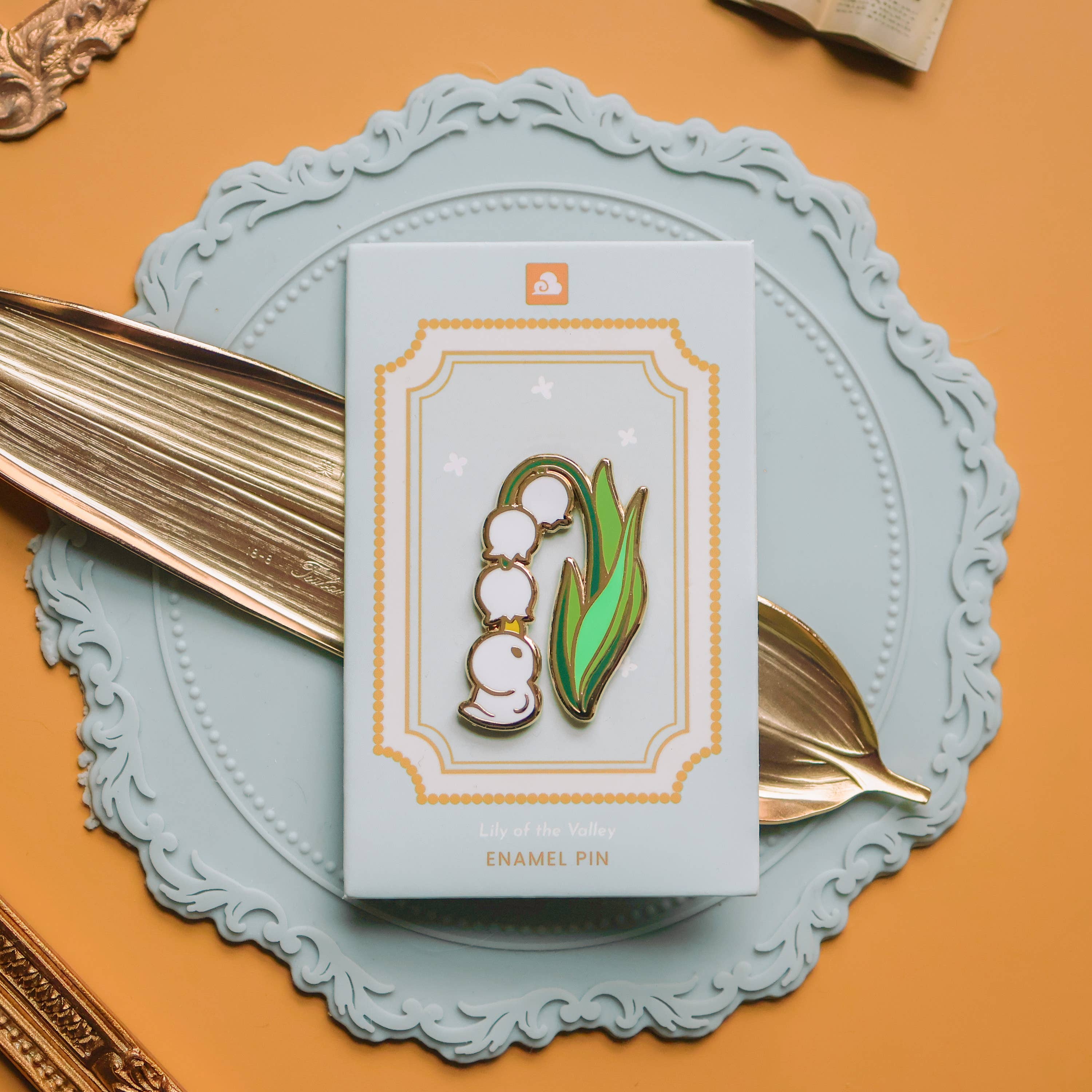 Thousand Skies - Wholesale Lapel Pin/Button - Enamel Pin - Lily of the Valley Duckie