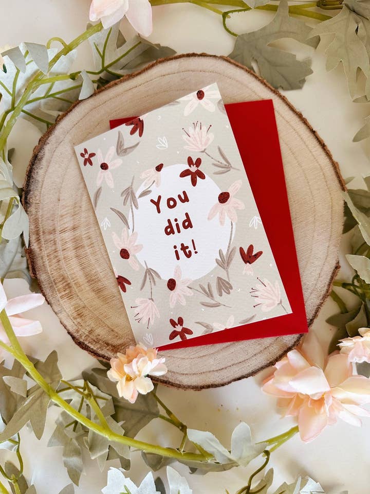 Biglietto «L'hai fatto» per la vendita all'ingrosso da parte di Just Smile Designs