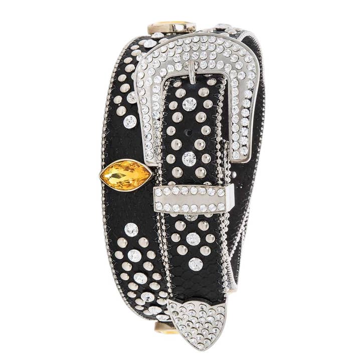 Kristallen Marquis Steenbezette Westerse Riem voor wholesale door Rope & Spurs