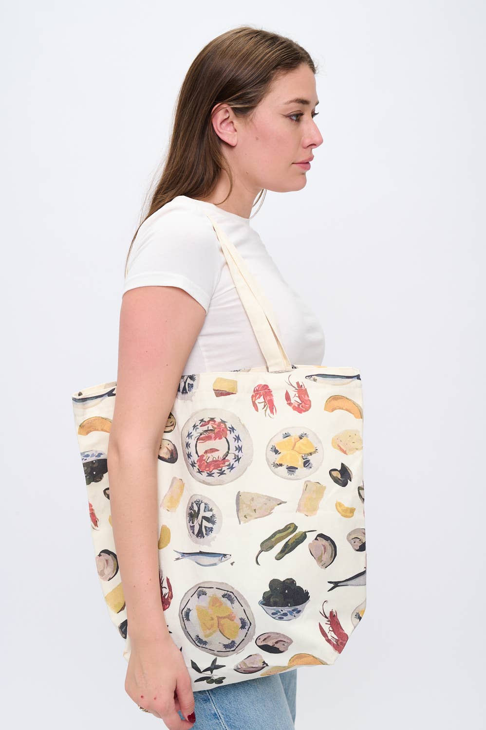 SM WARDROBE - Wholesale Tote Bag - Women's - MEDITERRANEAN DELIGHTS PRINT TOTE BAGS4