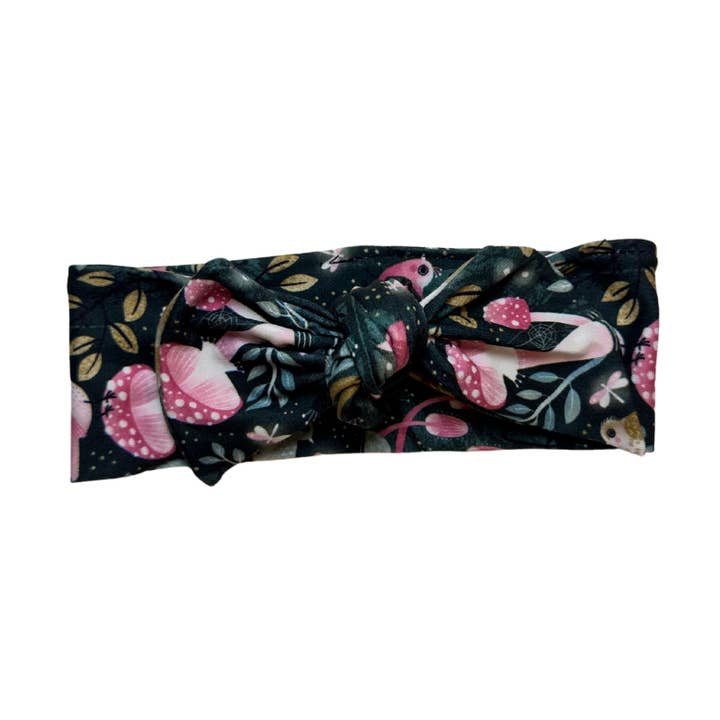 Bandeau bébé à nouer - Forêt enchantée pour la vente par Junque Food Headband Hair Accessories