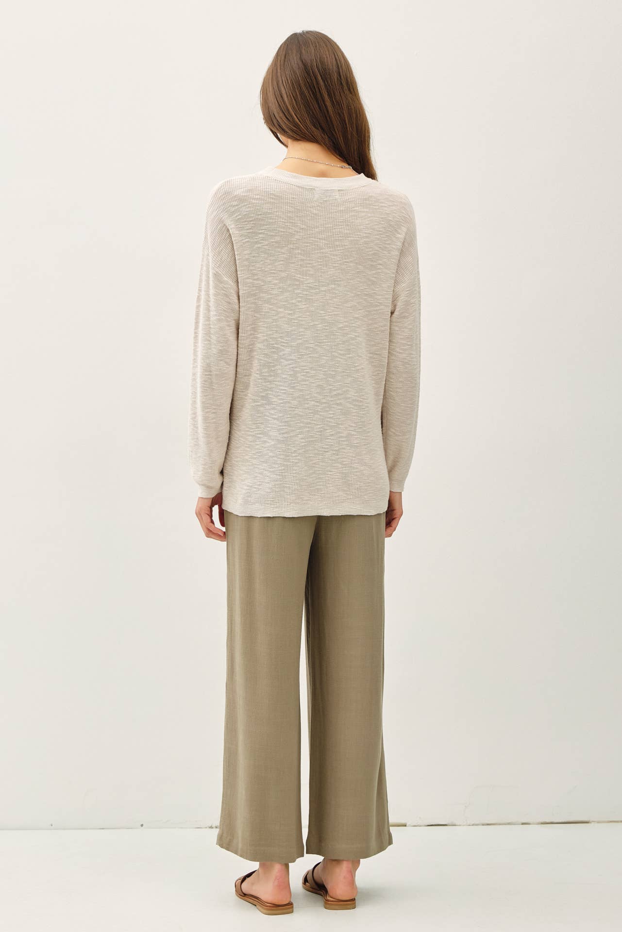 Be Cool - Wholesale Knit Sweater - Women's - LIGHTWEIGHT COTTON SLUB SWEATER 10