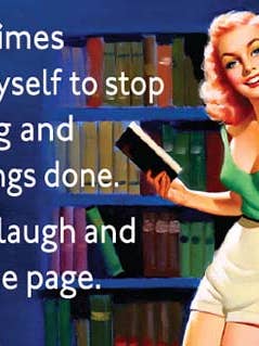 Magnet: Sometimes I tell myself to stop reading for wholesale by Ephemera