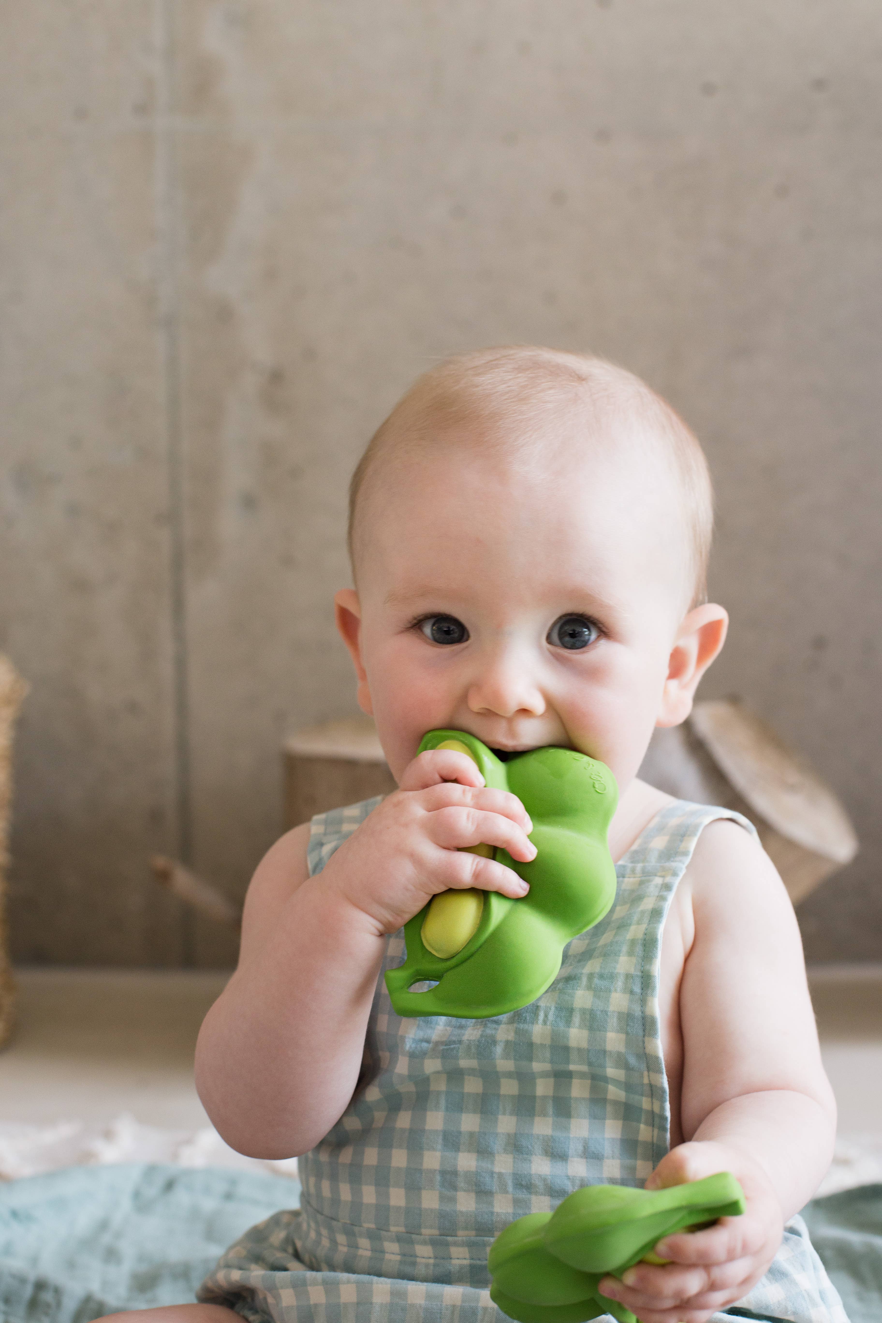 Oli & Carol - Wholesale Teether (Not Clip-On) - Baby - Keiko the Edamame3