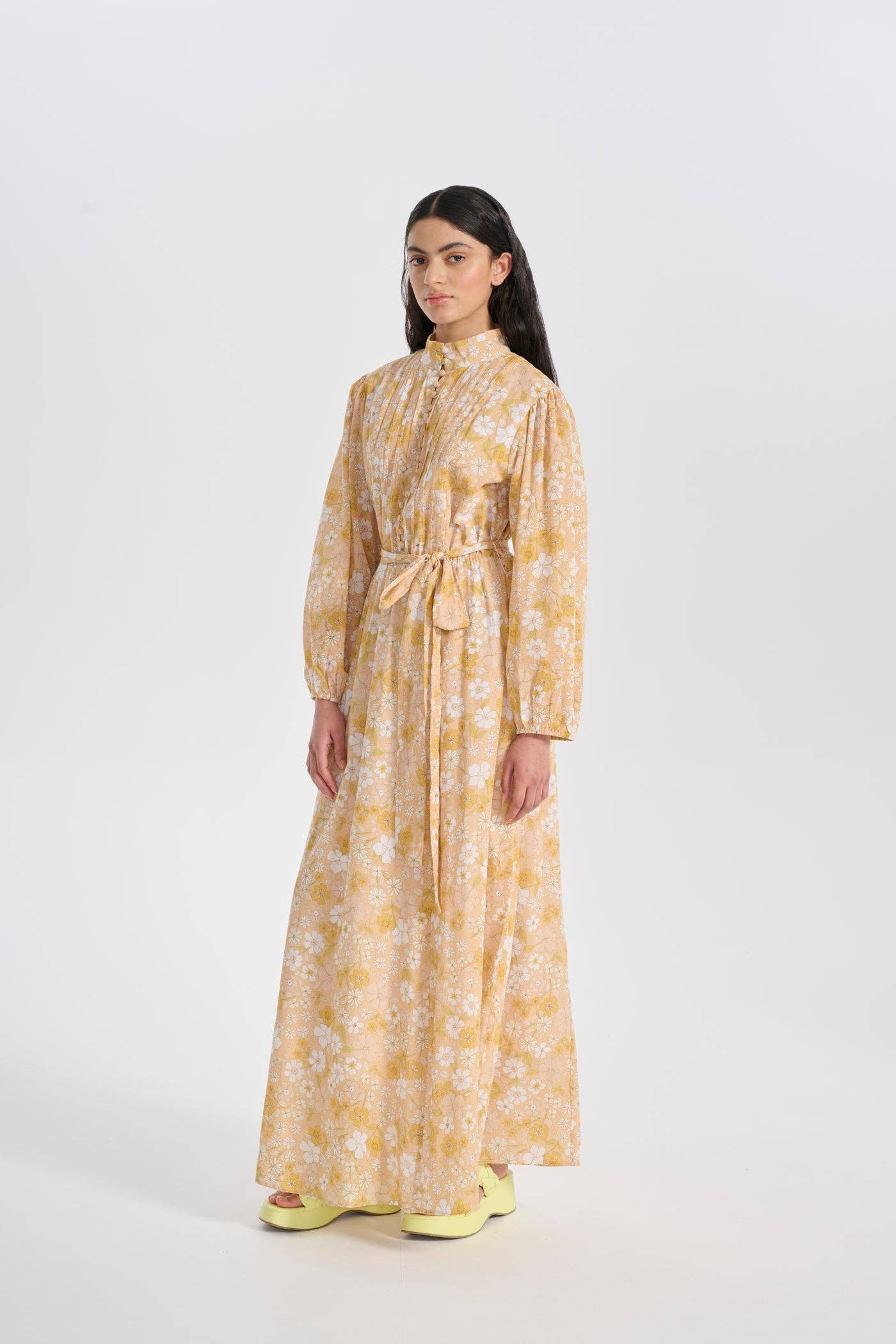 Oli and Kubo - Wholesale Dress – Women's - IZA MAXI SHIRT DRESS - DITSY FLORAL7