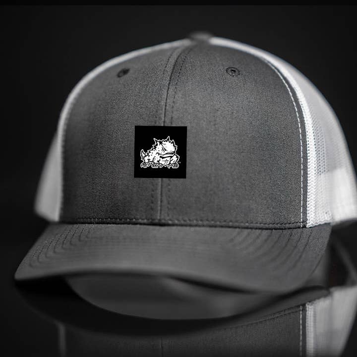 TCU / Sort Label Horned Frog Logo / 191 / Hat / TCU007 / MM for engroshandel hos Last Stand Hats, LLC