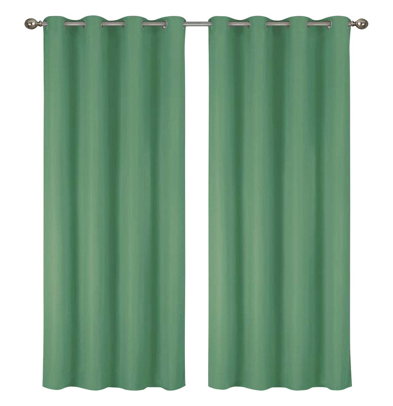 J&V TEXTILES – wholesale Curtain – 2 Pack - 55'' X 84'' Solid Thermal Blackout Panels (19 Colors)16