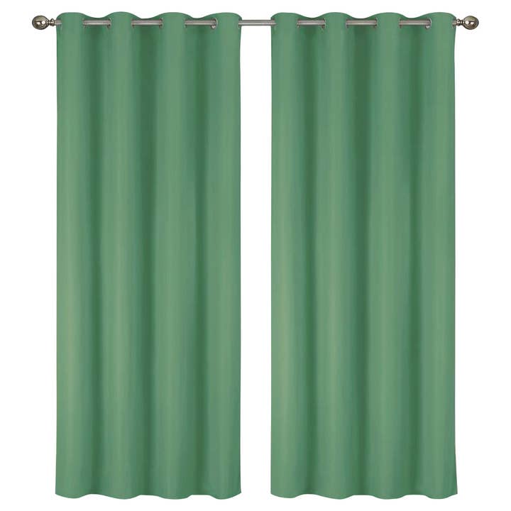 J&V TEXTILES - Wholesale Curtain - 2 Pack - 55'' X 84'' Solid Thermal Blackout Panels (19 Colors)16