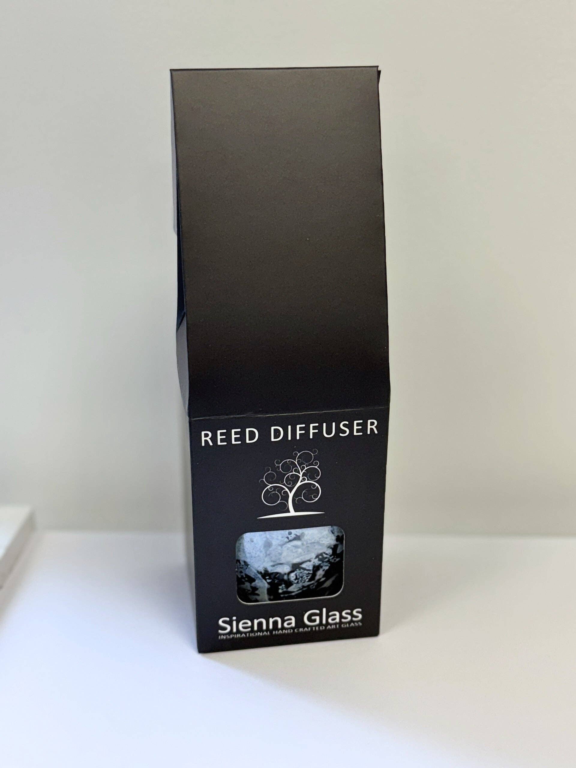 Sienna Glass – wholesale Reed diffuser – Reed Diffuser - Oval - Blue and Pink1