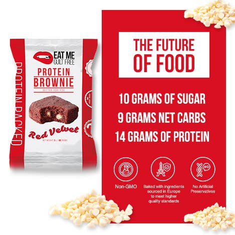 Eat Me Guilt Free - Wholesale Brownie - Red Velvet Brownie
