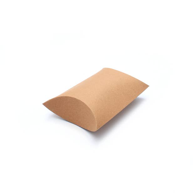 Inca UK - Wholesale Gift Box - Size:14x11x5cm Brown Kraft Paper Pillow Pack Box