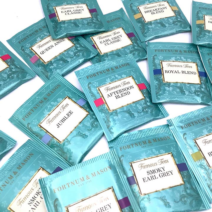 All Little Cute Things – Engroshandel Teposer – Fortnum Mason te-sortiment med forskellige varianter, britiske tebreve5