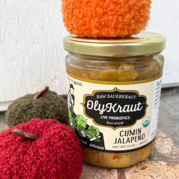 OlyKraut - Wholesale Pickled Vegetables - Organic Cumin Jalapeño Gourmet Kraut4