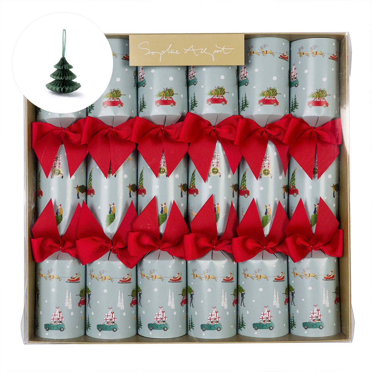 Sophie Allport - Wholesale Christmas Decoration - Home for Christmas Crackers (Set of 6)0