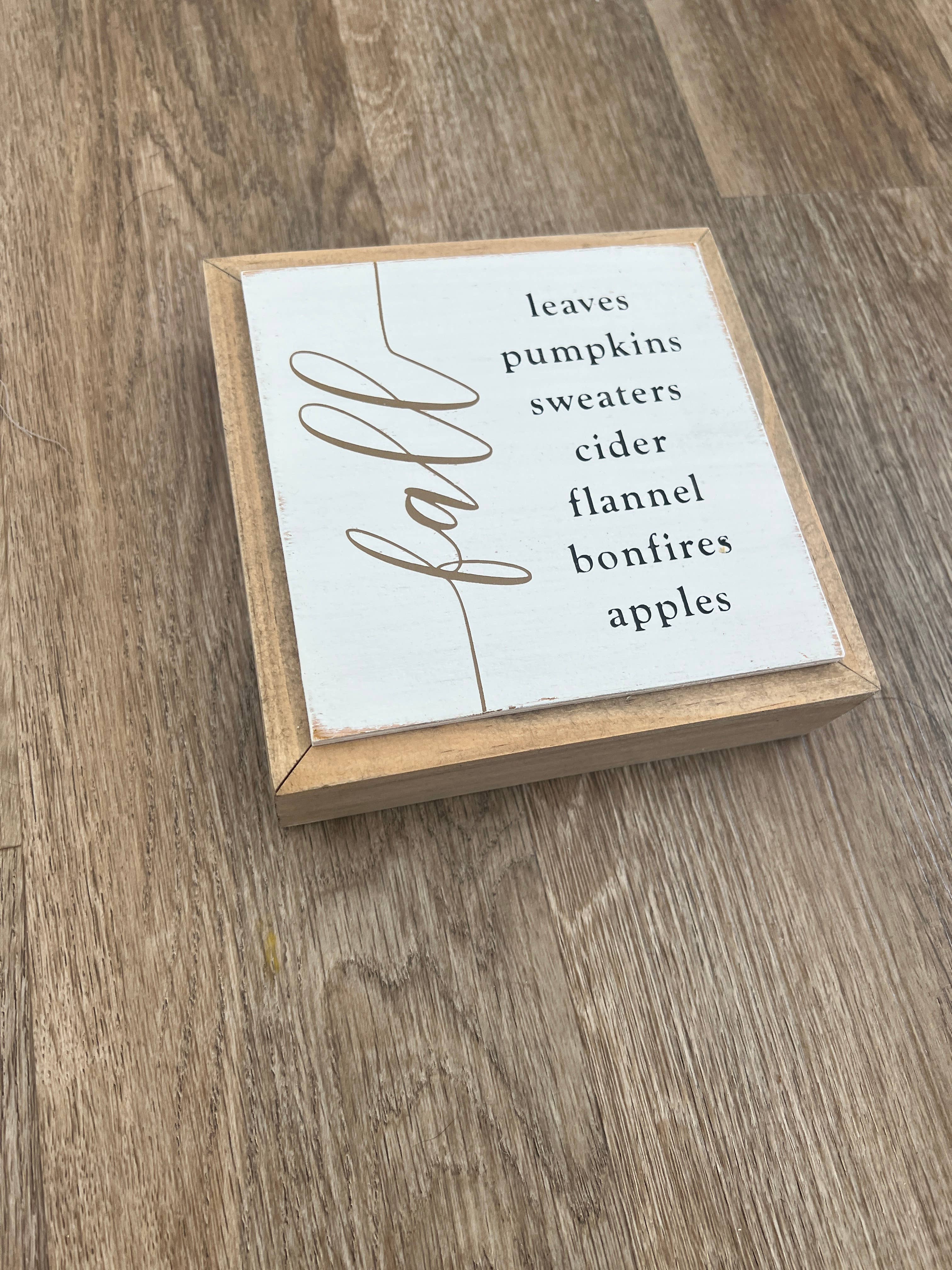 Uniquely You Creative - Wholesale Sign - Fall3