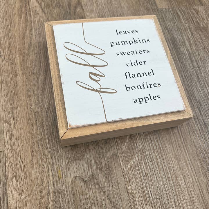 Uniquely You Creative - Wholesale Sign - Fall3