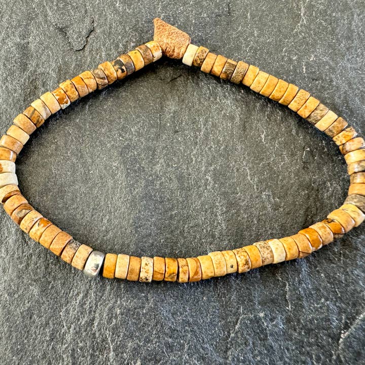 Brown Opal Beaded Bracelet for wholesale by NAIMAZ