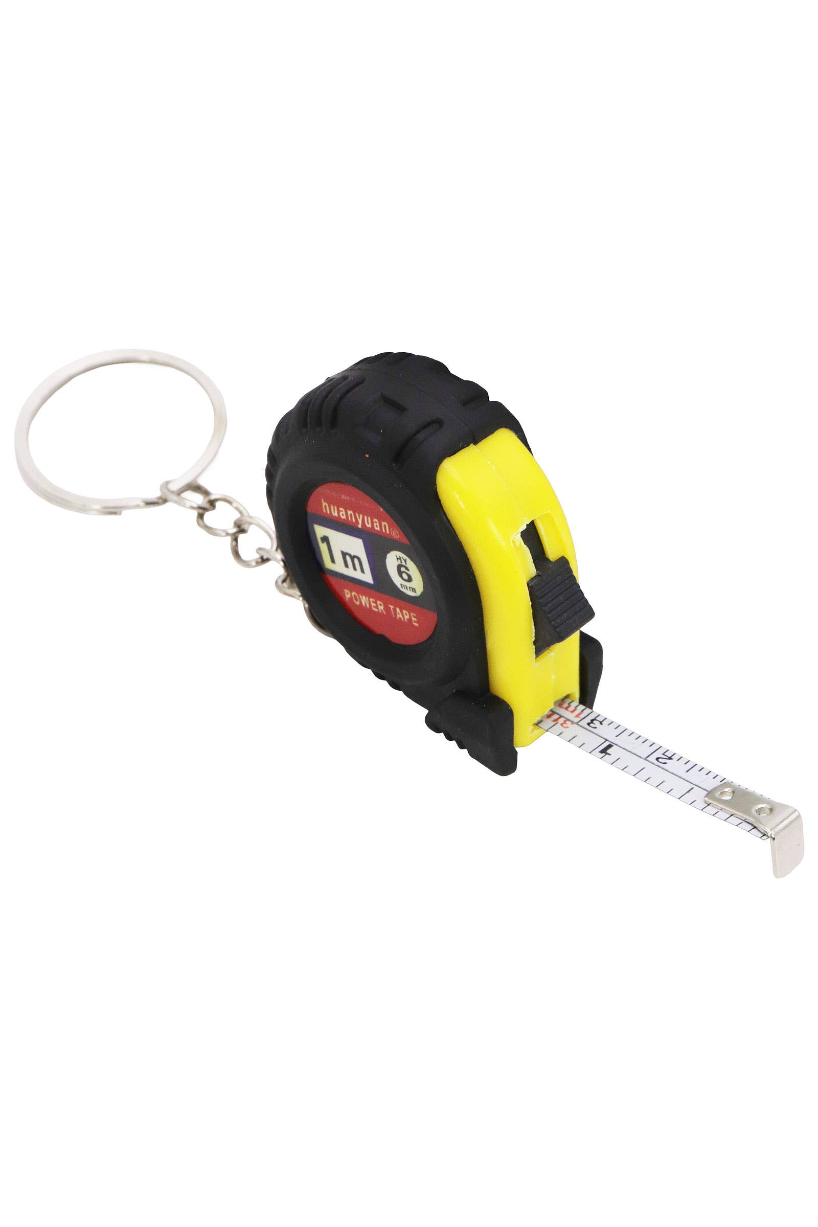 Cap Zone - Wholesale Measuring tape - Mini Heavy-duty Rubber Measuring Tape Key Chain