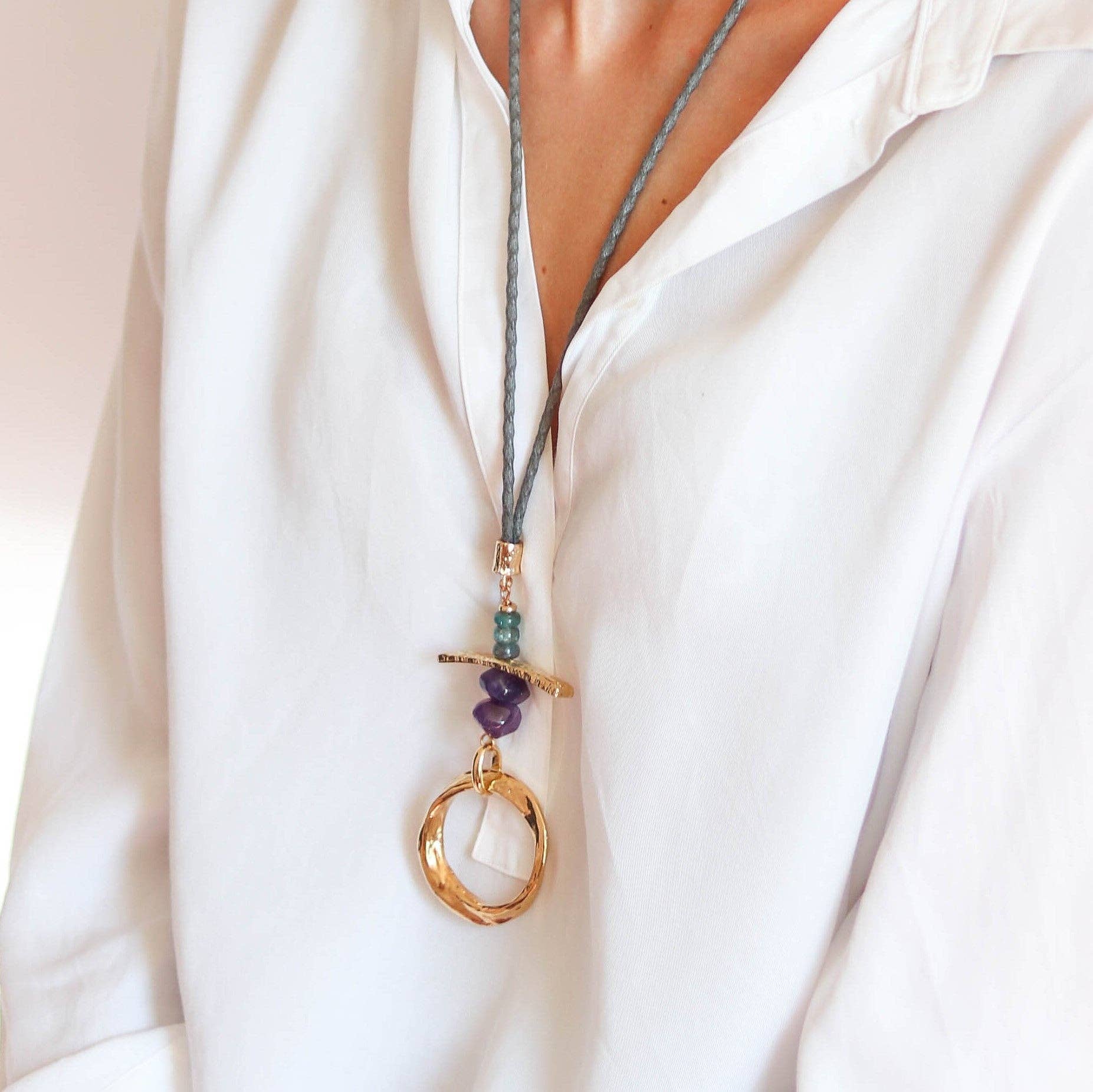 ÉMOLO - Wholesale Choker/Collar - Long necklaces ATIDA LG FW4