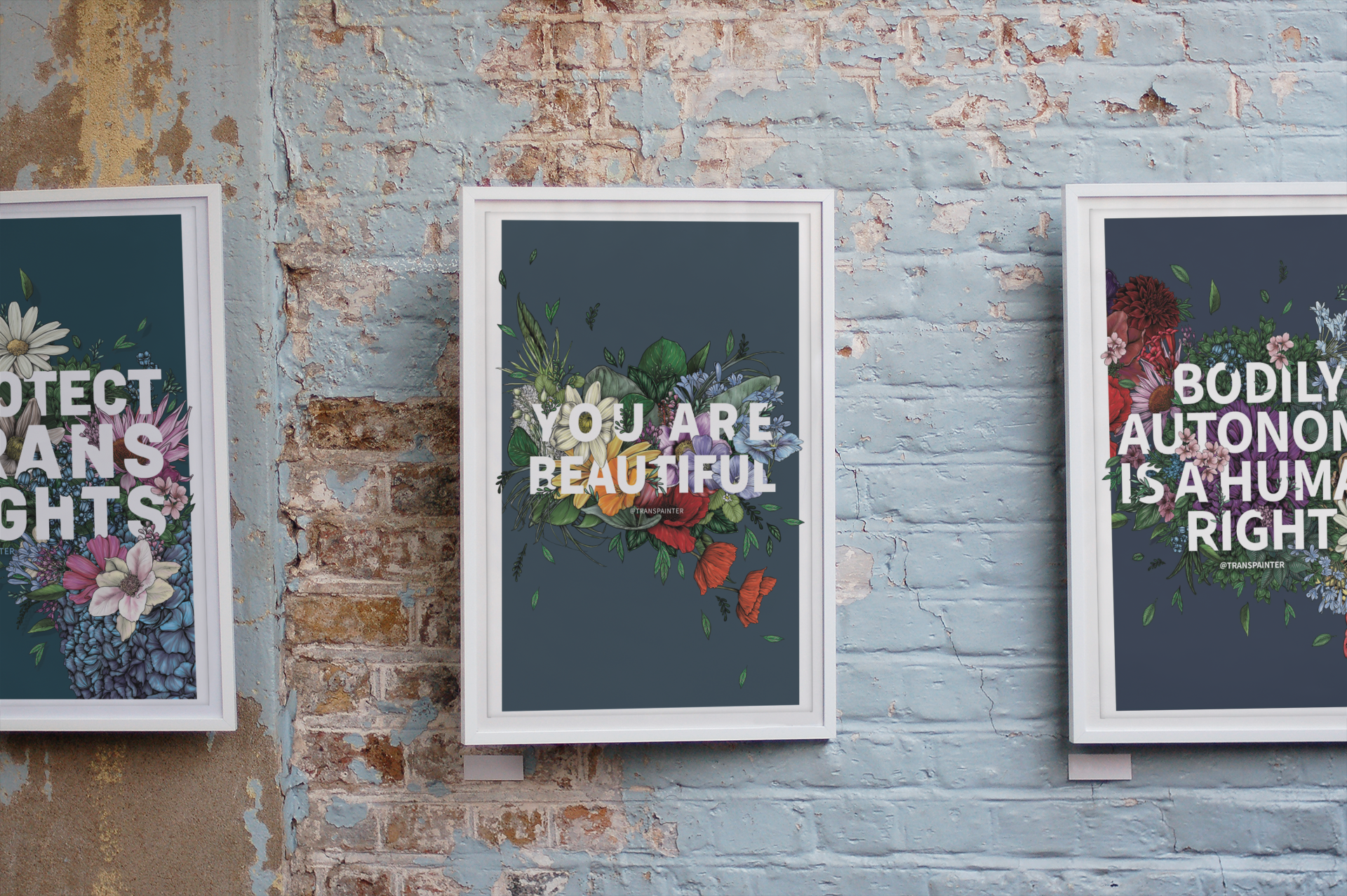 Transpainter - Wholesale Art Print - You Are Beautiful Art Print | Self Love Poster2