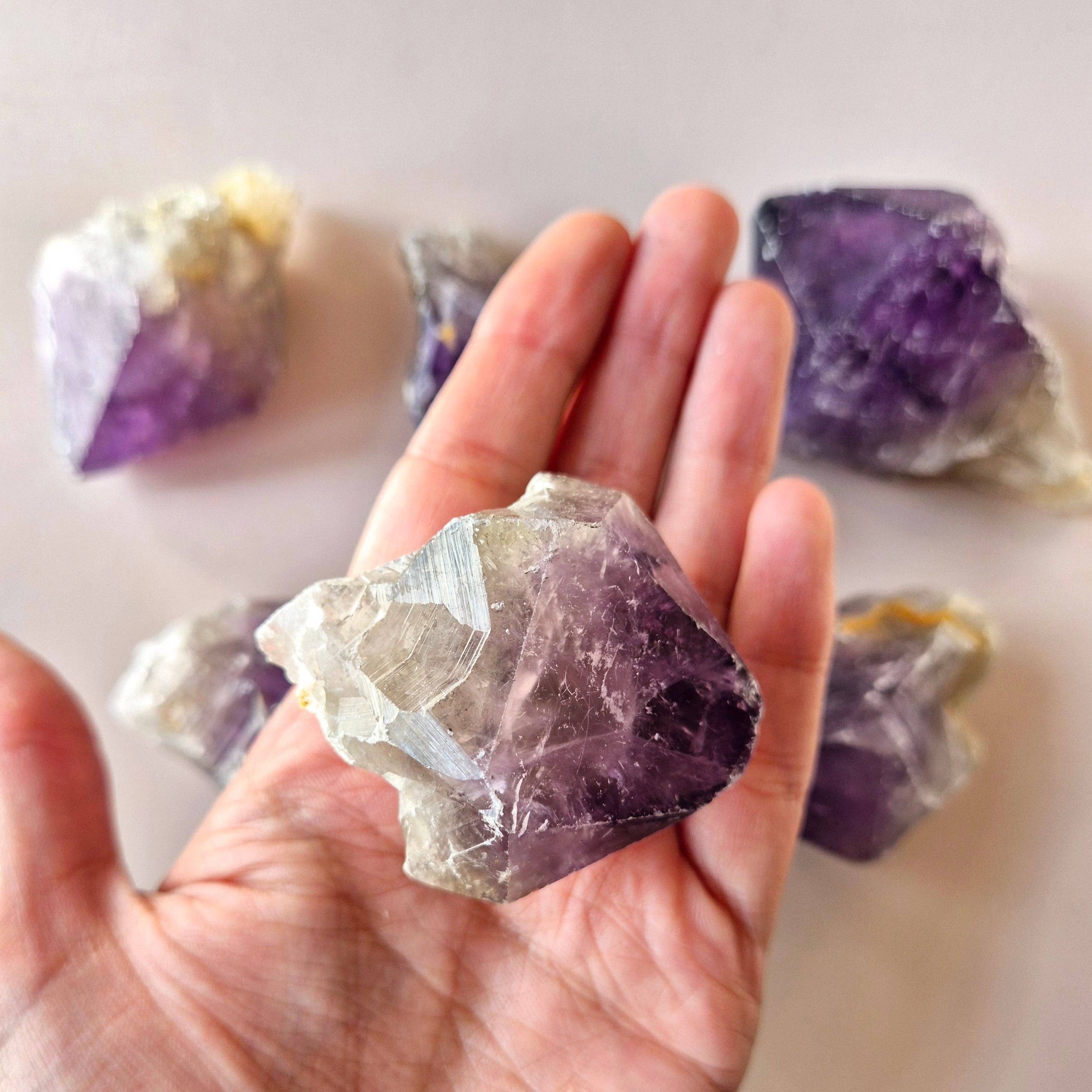 Moonlight Gemstones - Wholesale Spiritual Stone/Crystal - Raw Amethyst Point – Naturally Polished | Spiritual Gemstone2