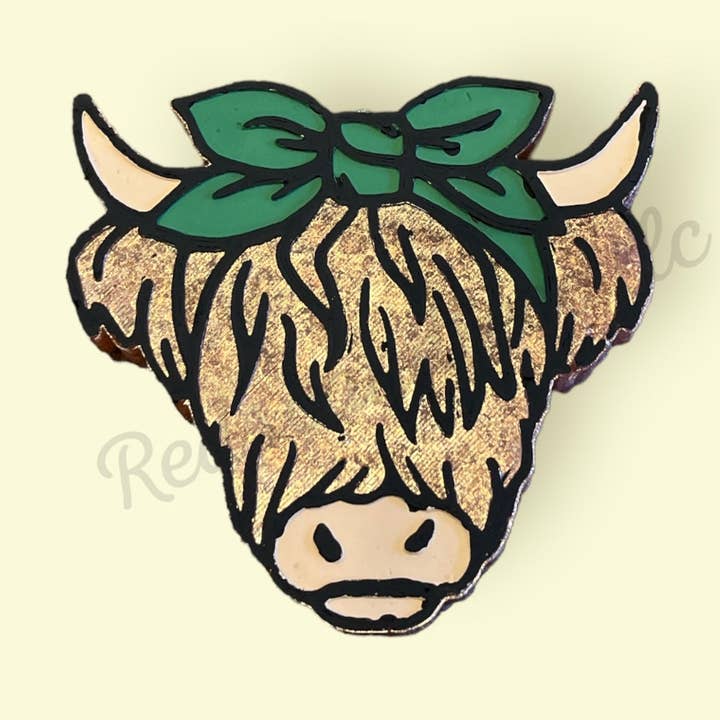 Highland Cow Freshie for wholesale by Redscandleco LLC