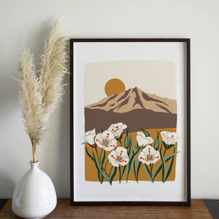 MONT. Impression artistique TAM Mariposa Lily pour la vente par Humm House