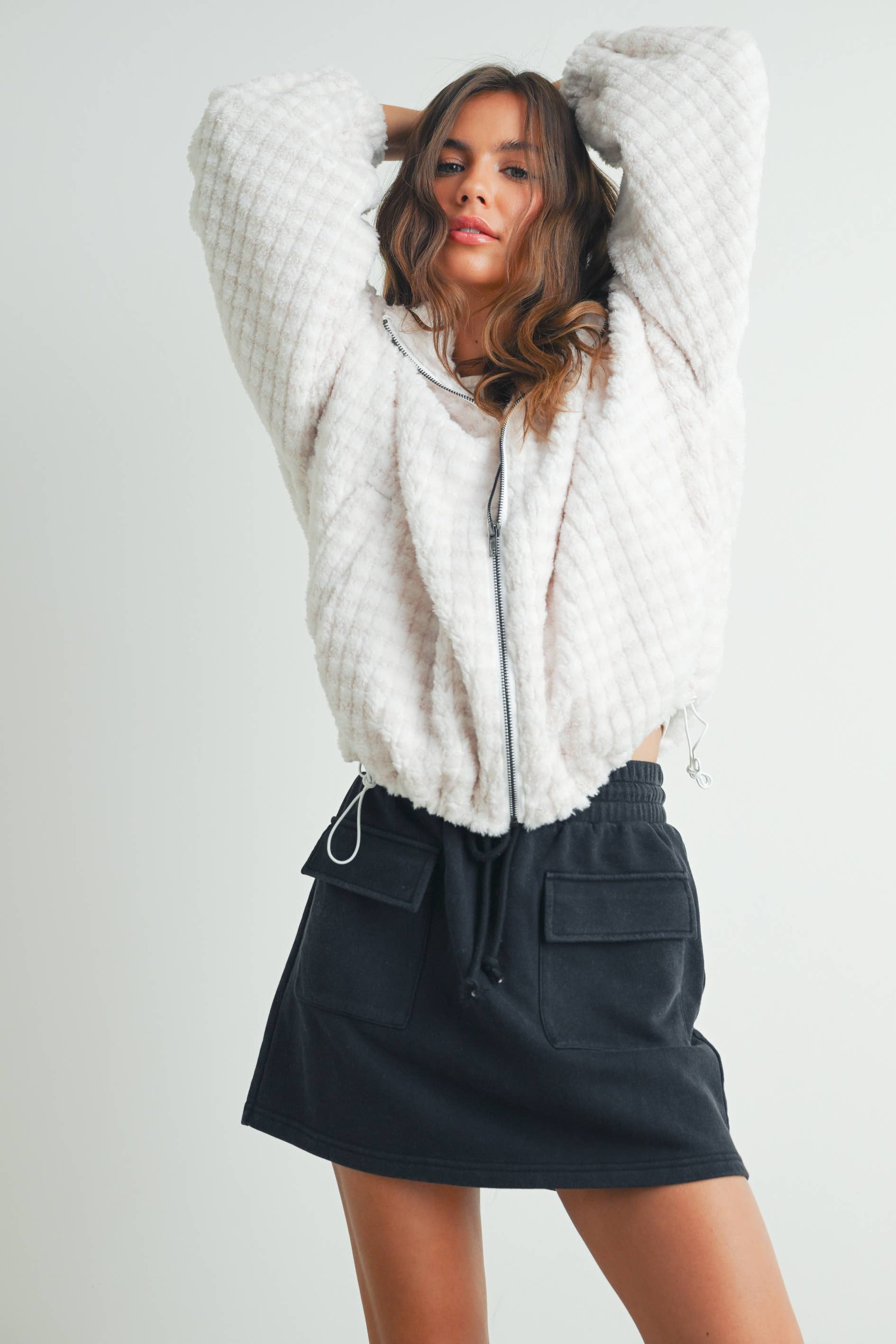 BUTTERMELON – Engroshandel Puffer jacket - Dame – Vatteret jakke med krave - BMJ74979