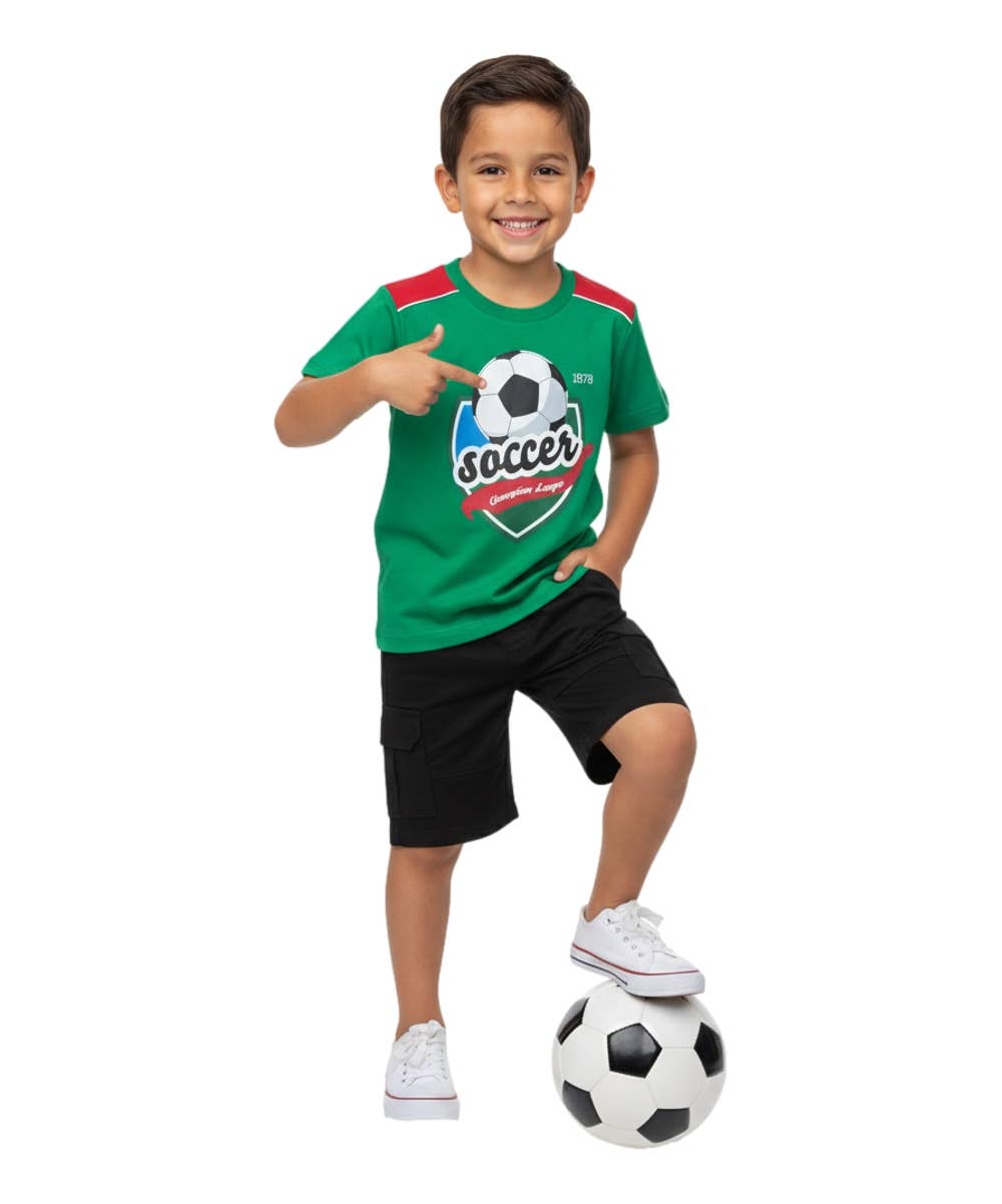 Unik – wholesale Top & short set – Kids – Soccer Short Set 10-143