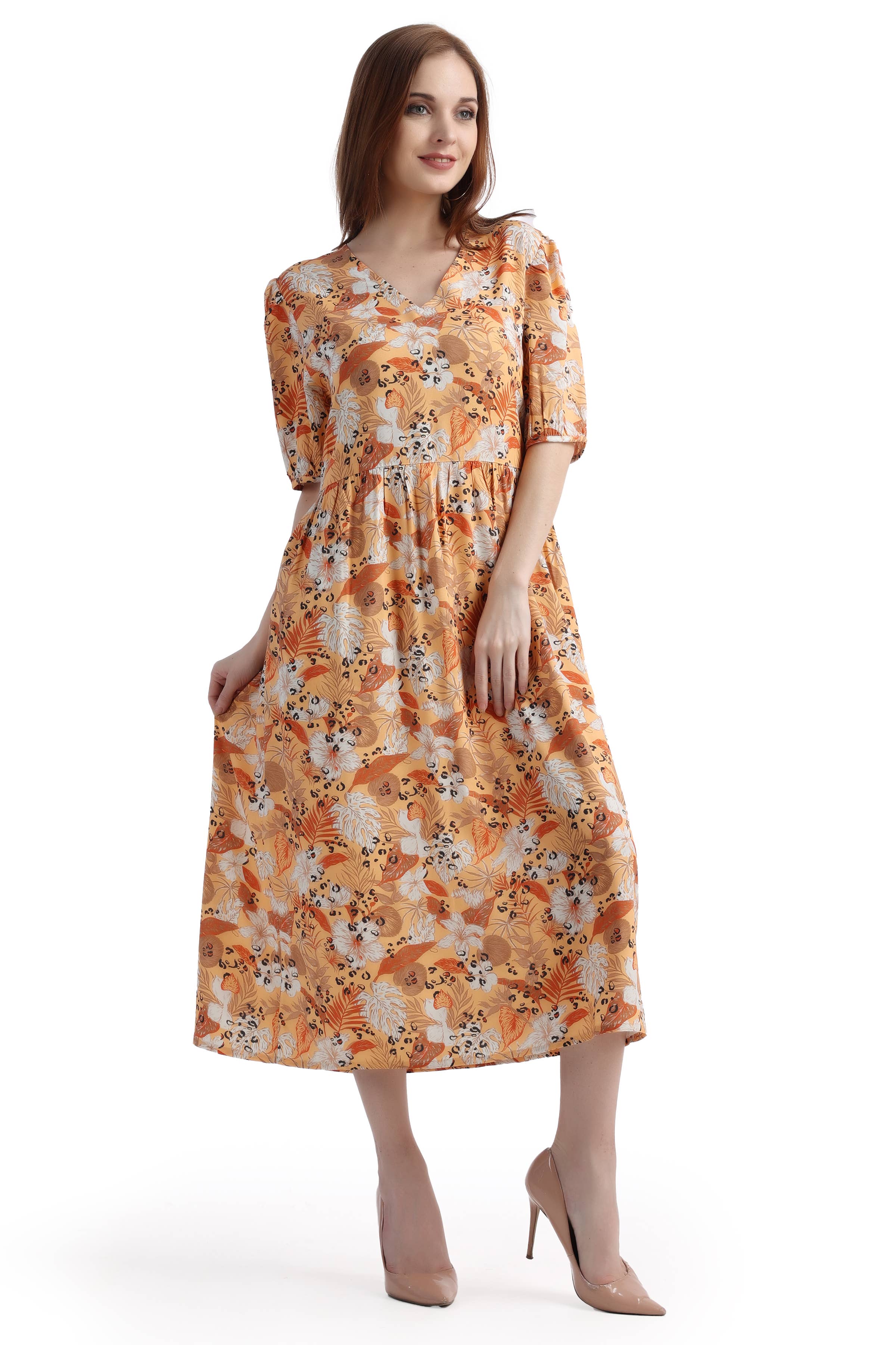 NRVNA MODE - Wholesale Dress - Women's - Riley Midi Dress1