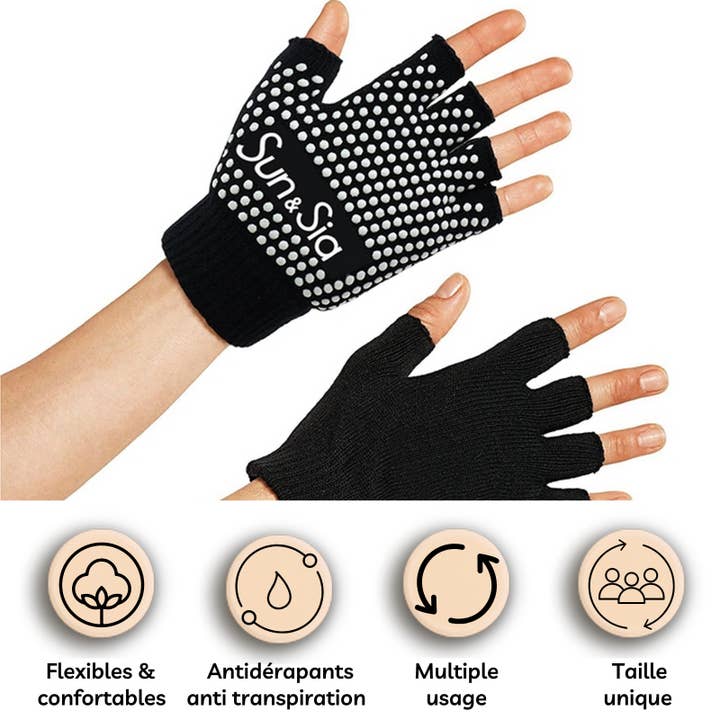Zen'Arome - Wholesale Yoga Headband - Pair of Yoga Gloves