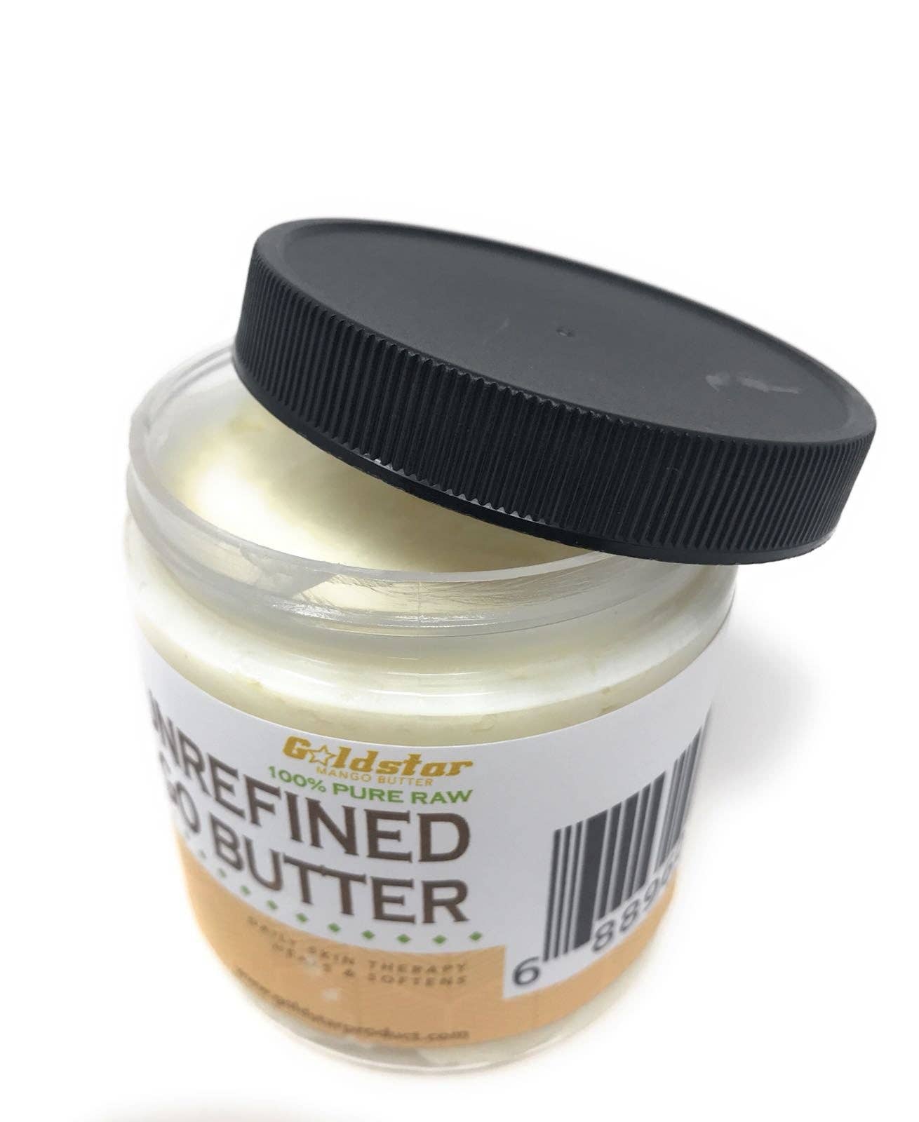 Goldstar Shea Butter - Wholesale Body Balm/Butter - Goldstar 100% Pure Raw Unrefined Mango Butter - 8OZ1