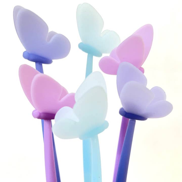 22454 Butterfly Wiggle Gel Pen for wholesale by BCmini