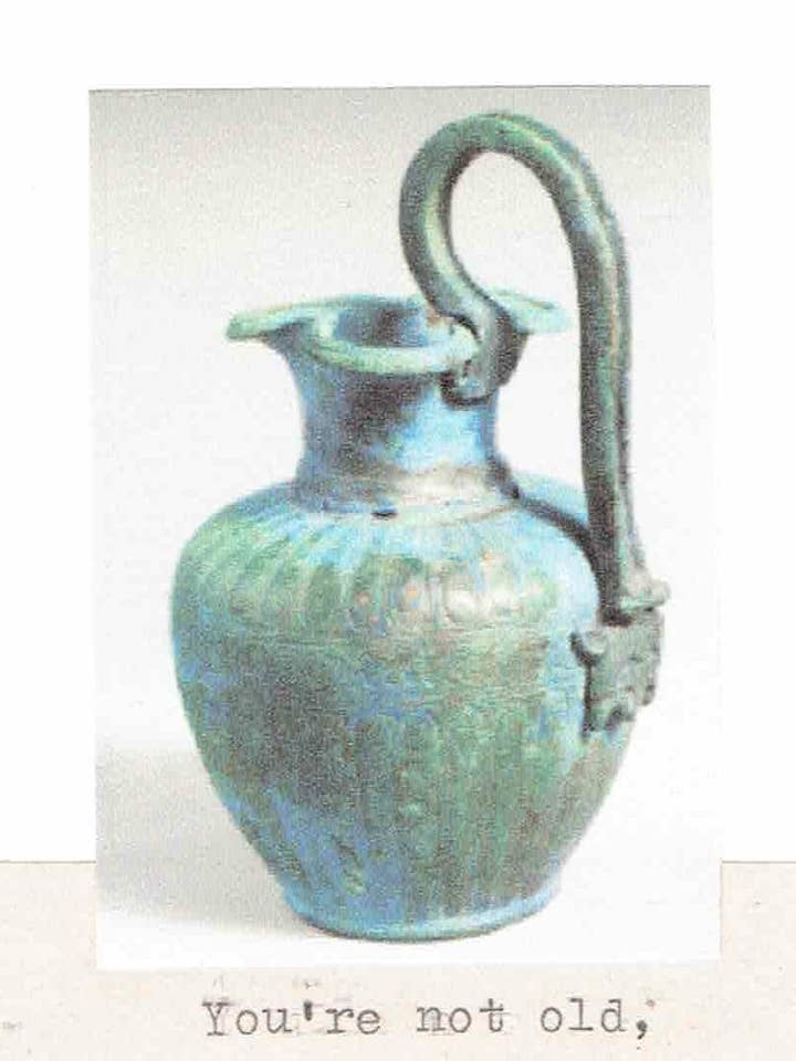 Leuke Patina verjaardagskaart | Funny Antiques Archeology Humor voor wholesale door BlueSpecsStudio