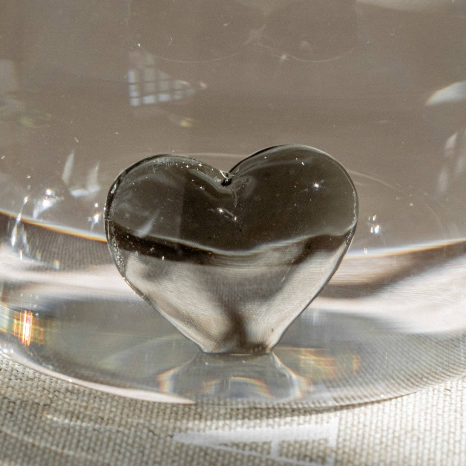 Eulenschnitt - Wholesale Drinking Glass/Cup - Black heart figure drinking glass (VE = 6 pcs)4