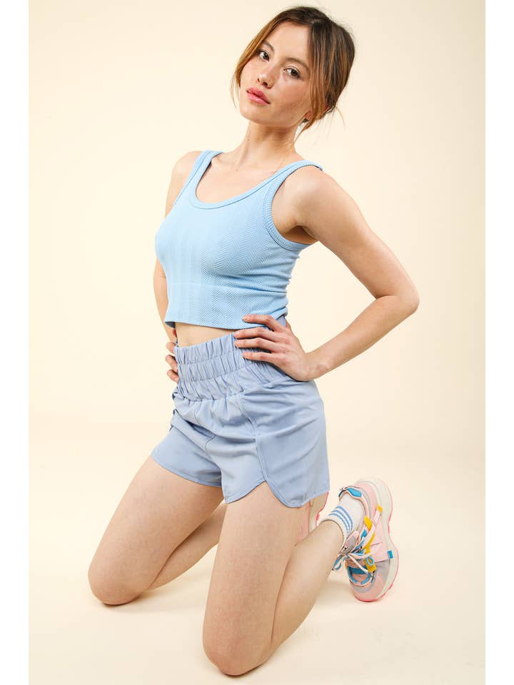 VERY J - Vendita all'ingrosso Pantaloncini sportivi - Donna - NP70025-Pantaloncini sportivi in vita elasticizzata11