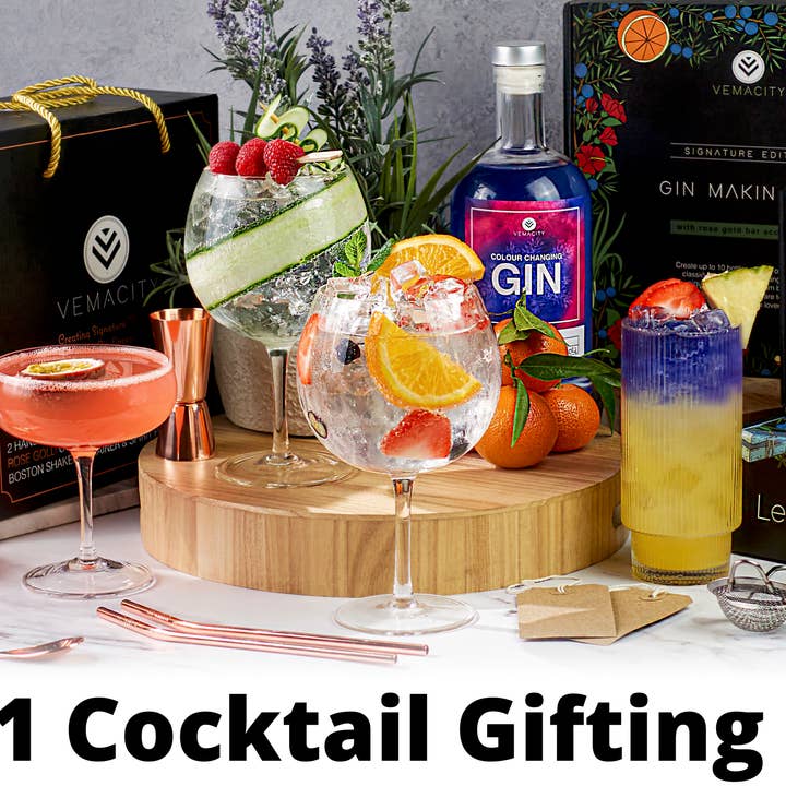 Vemacity - Wholesale DIY Drink Kit - The Ultimate Gin Making Kit with Gold Bar Accessories8