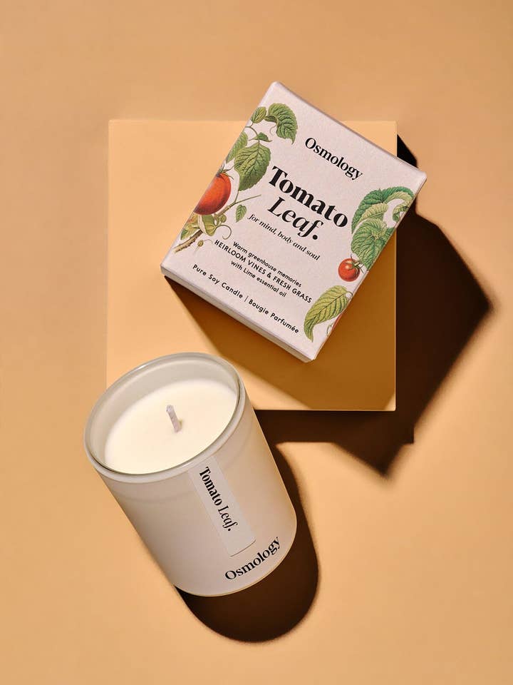 Bougie Votive Mini Parfumée Feuille de Tomate Favori du Printemps pour la vente par Osmology